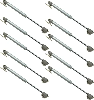 Produktbild von Set von 10 Möbelhebemechanismen 60N Gasdruckfedern für Küchenschränke - Hochwertige, elegante Aufzüge für sanftes Öffnen und Schließen