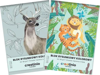 Zdjęcie produktu dla Artystyczny Świat A4 - Blok Rysunkowy 10 Arkuszy - Twoje Narzędzie do Twórczości!