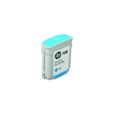 Image de HP 728 - F9J63A - Cartouche d'encre / Cyan (40 ml)