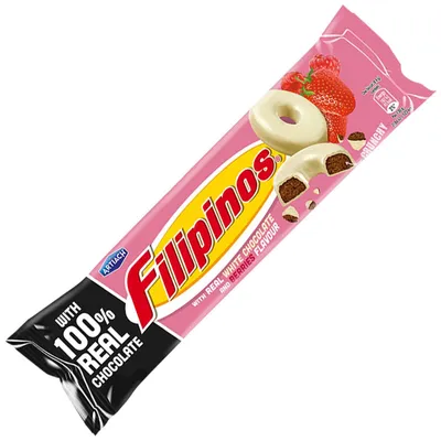 Produktbild von Filipinos Berries White Chocolate 118g