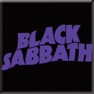 Produktbild von Black Sabbath Wavy Logo Magnet