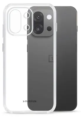 Image de Étui Mobilize Gelly Case transparent pour OnePlus 15 - Coque arrière souple en TPU - Transparent