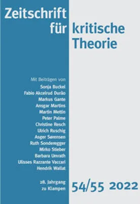 Immagine prodotto di Zeitschrift für kritische Theorie, Heft 54/55