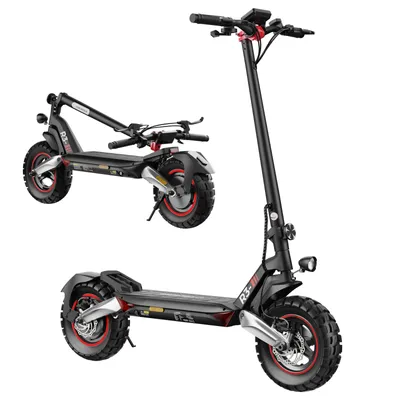 Produktbild von ISCOOTER E-Scooter 500W 10 Zoll mit Straßenzulassung & bis 100km Reichweite 48V/15.6AH Offroad Elektroscooter mit Blinker(EMark)& App