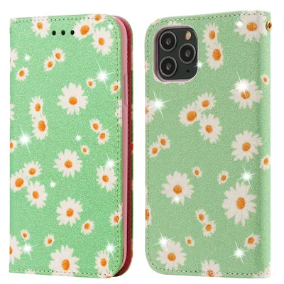 Produktbild von König Design Hülle kompatibel mit Apple iPhone 11 Pro Max Kunstleder Handyhülle - Handy Case Grün
