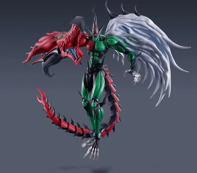 Produktbild von Yu-Gi-Oh! S.H. MonsterArts Actionfigur Elemental Hero Flame Wingman 19 cm