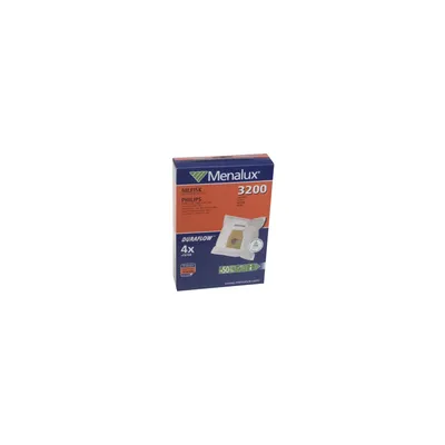 Produktbild von Menalux 3200, Staubbeutel, Zylinder-Vakuum, Weiß, Synthetisch, KARSTADT Genial BS 8811, 8822 LLOYDS .150/130 MIOSTAR HN 4500 NILFISK New Line NF 225 NILFISK New..., Box