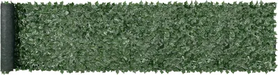 Zdjęcie produktu dla SucceBuy ivy privacy fence - 1 x 5 metrów sztucznej zielonej ściany z siatką i wzmocnionym połączeniem. Idealny do dekoracji zewnętrznych w ogrodach, na dziedzińcach i balkonach.