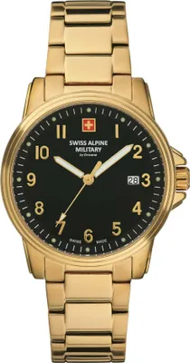 Produktbild von Swiss Alpine Military Herren Uhr Analog Quarz 7011.1117SAM Edelstahl