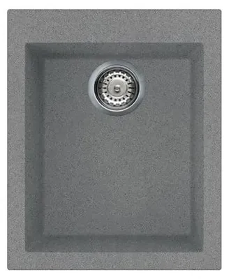 Immagine prodotto di Lavello incasso monovasca 41x50 Smeg VZ40TT fragranite titanio