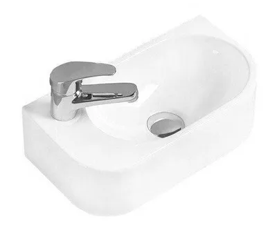 Zdjęcie produktu dla Mexen Viera umywalka nablatowa lewa 40 x 21 cm, biała - 21274000L