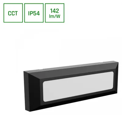 Produktbild von ENCANTA LED Wandleuchte 6W CCT Außenleuchte IP54 Schwarz