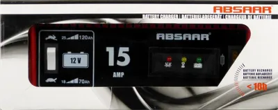 Obrázok produktu pre Nabíjačka batérií Absaar 12V 15A