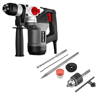 Image de Marteau à percussion GRAPHITE SDS+ 900W, mallette de transport