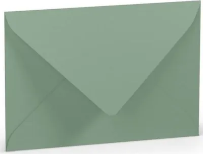 Produktbild von RÖSSLER 16400567 Briefhülle Paperado - C6, 100 g/qm, eucalyptus gerippt, Seidenfutter