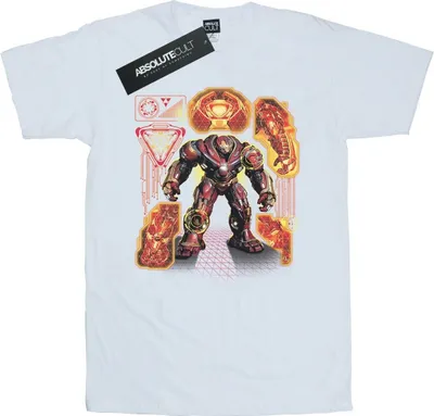 Produktbild von Marvel - "Avengers Infinity Warbuster" T-Shirt für Herren BI12322 (XXL) (Weiß)