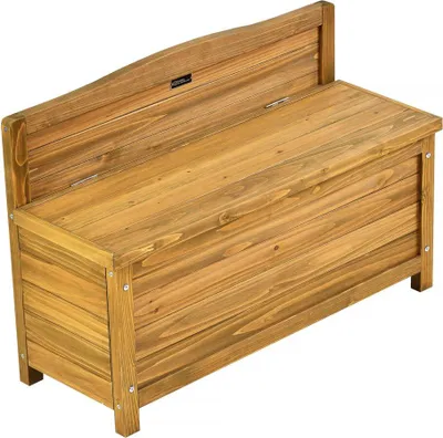 Produktbild von Holztruhenbank "Ben" - 90 x 33 x 60 cm - Braun