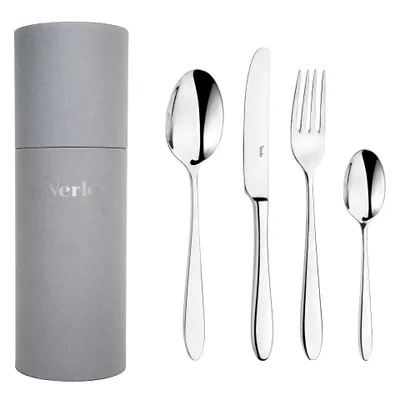 Produktbild von ​VERLO TRES 24-teiliges Besteckset aus Edelstahl mit Aufbewahrungstube​