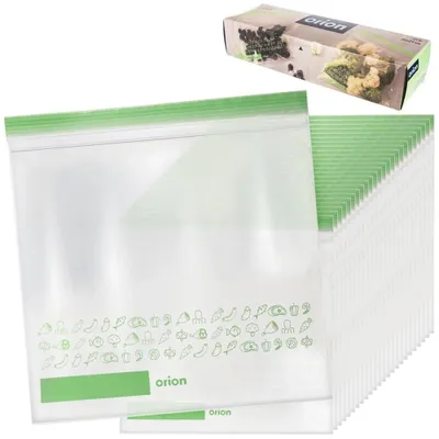 Obrázek produktu pro Pytle na potraviny se šňůrkou - plastové - 25 × 24 cm - 25 kusů - FCM