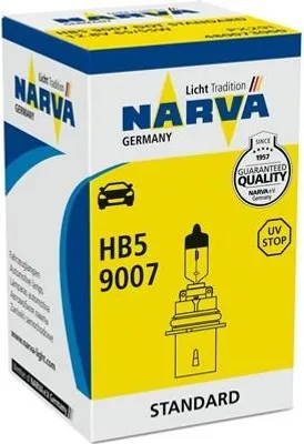 Produktbild von 1x NARVA HB5 Glühlampe Fernlicht 12V 65/55W PX29t Halogen 480073000