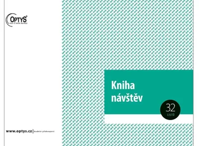 Produktbild von Tiskopis Kniha návštěv Optys, A4, 32 listů
