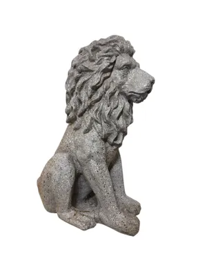 Produktbild von Löwenfigur für den Außenbereich 43 cm Deko Skulptur aus Spezialkeramik - Witterungs- und Frostfest - tolle Gartendekoration - super Geschenkidee