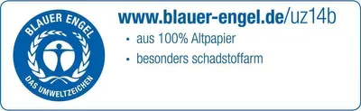 Produktbild von Zettler 3-Monatskalender grün Blauer Engel 2026 - Wandkalender 30 × 49 cm, 3 Monate pro Blatt mit Datumschieber, Jahresübersicht, Wochenzählung, Mondphasen, Ferien, Recyclingpapier, 12 Blatt