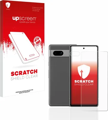 Produktbild von upscreen Schutzfolie für Google Pixel 7a (Display+Kamera) Displayschutz Displayschutzfolie Folie Klar Transparent