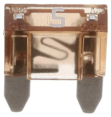 Platte Sicherung 32 V/5 A, beige, 10 Stück