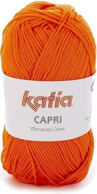 Produktbild von Katia Capri 82143 Deep Orange Strickgarn