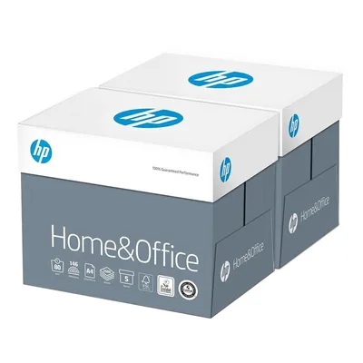 Produktbild von HP Kopierpapier - Home & Office - 5.000 Blatt - DIN A4-80g - Weiß - Allround Papier für Zuhause und Büro - 2 x 2.500 Blatt