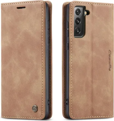 Produktbild von Samsung Galaxy S21 FE Hülle - CaseMe 013 Klapphülle - Braun