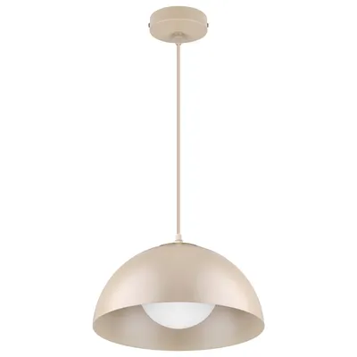 Produktbild von MasterLED Pendelleuchte E27 Beige Kaschmir Glas 30 cm Tilon für Esstisch Küche