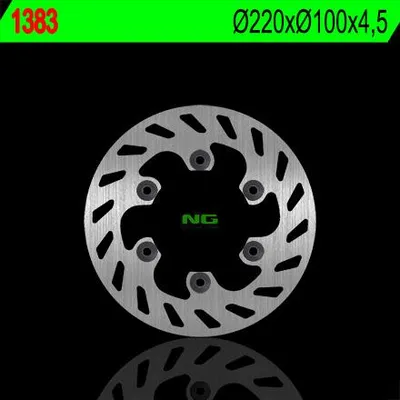 Produktbild von Ng Bremsscheibe Hinten Für Kawasaki Klx 300 R '97-'07 (220X100X4.5) (6X10.5Mm)