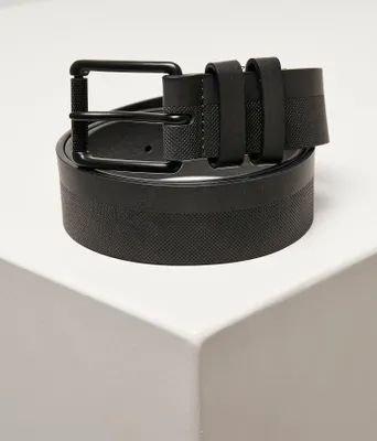 Produktbild von Urban Classics TB4636 | Imitation Leather Basic Belt S/M bis L/XL - Farbe: Grey - Größe: L/XL