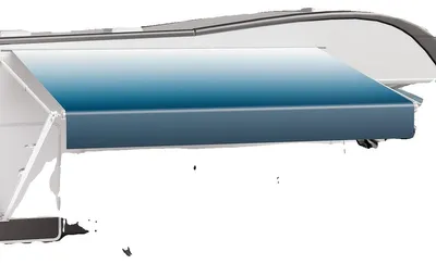 Image de VEVOR Marquise de caravane Marquise de RV rétractable (548,64 cm) Marquise de camping-car étanche avec cadre en alliage d'aluminium, avec dégradé de couleurs