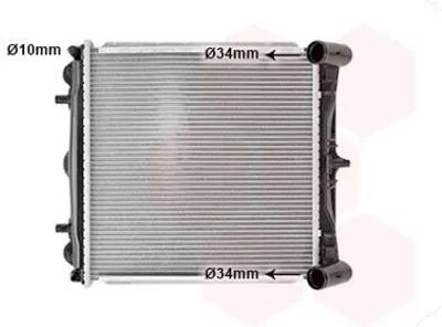 Image de VAN Wezel | Radiateur, refroidissement du moteur (74002037)