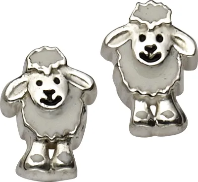 Produktbild von F Ohrstecker 925/- Sterling Silber 0,8cm weiß 371220317