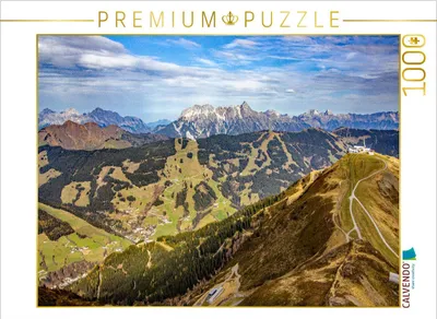 Produktbild von CALVENDO Puzzle Schöner Ausblick auf den Schattberg Ostgipfel | 1000 Teile Lege-Größe 64x48cm Foto-Puzzle für glückliche Stunden