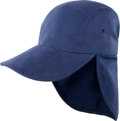 Produktbild von Result Headwear RC076X | Fold Up Legionnaires Cap / Kappe / Mütze / Hut - Farbe: Navy - Größe: One Size