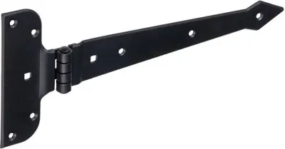 Produktbild von DMX - Dekorativ Kreuzgehänge Scharniere Ladenband T-Bänder - ZAB Schwarz