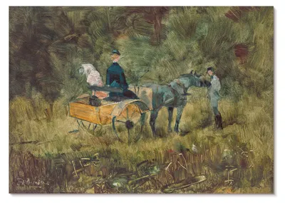 Produktbild von POSTER - 29x21 cm (A4) - Henri de Toulouse-Lautrec - Die Falle (1880), hochauflösendes Gemälde von Henri de Toulouse-Lautrec -  Wandbild für Wohnzimmer Schlafzimmer & Flur, Modernes Poster Wanddeko, Ungerahmt