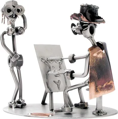 Image de Figurine en métal faite à la main : une pièce unique de l'artiste