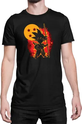Immagine prodotto di Maglietta da uomo Dragon Anime Manga Ball Z Goku 23, Man M , Noir