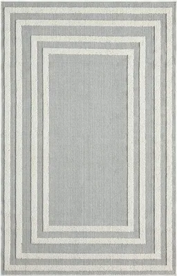 Produktbild von Teppich Boho Hochflor Wohnzimmer, Schlafzimmer, Küche, Flur, Waschbarer Teppich 3D, Farbe:706Creme, Maße:80x150 cm
