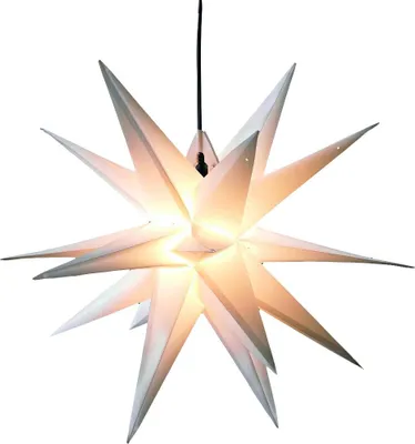 Produktbild von Saico LED-Stern mit Timer Ø 35 cm warmweiß weiß