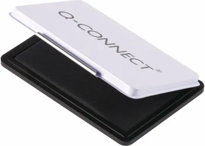 Produktbild von Stempelkissen Gr.3 9x5,5cm schwarz Q-Connect KF16315 853179023
