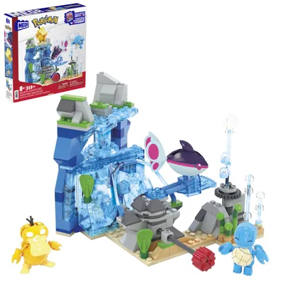 Produktbild von MEGA Pokémon Wasserabenteuer (mit 3 Actionfiguren, 319 Teile)