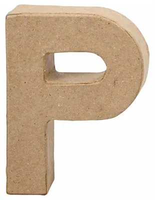 Obrázok produktu pre Creativ Company 26654, Dekoratívne písmeno, Papája, Prírodný, 77 mm, 100 mm, 1,7 cm