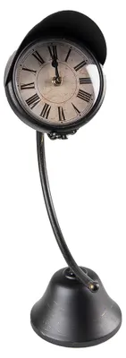 Immagine prodotto di Orologio da tavolo Clayre & Eef 12x20x37 cm Metallo nero